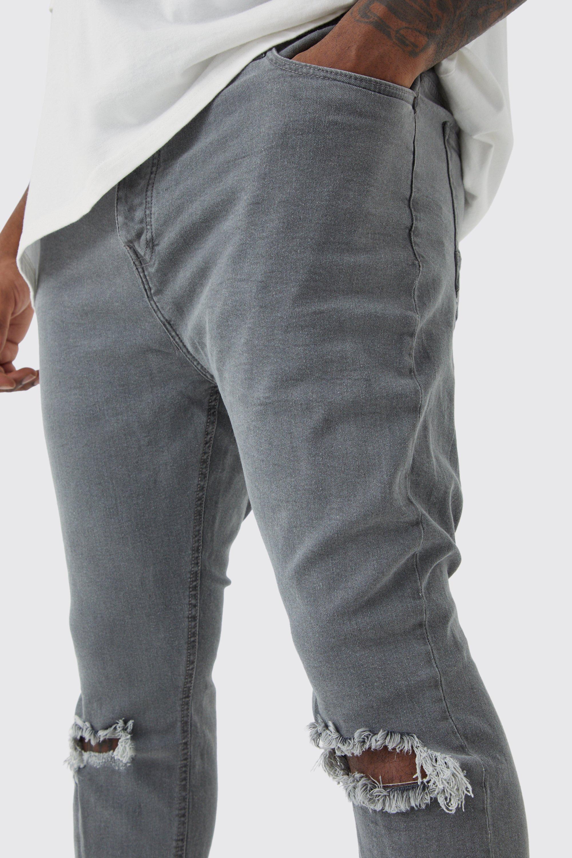 Ripped chino hot sale